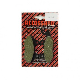 Plaquette De Frein avant (ou arrière suivant modèle) Accossato AGPA23 (dimension 