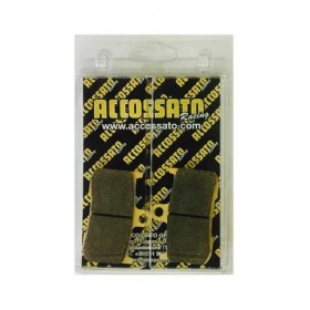 Plaquette De Frein avant (ou arrière suivant modèle) Accossato AGPA38 (dimension 