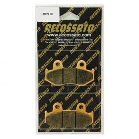 Plaquette De Frein avant (ou arrière suivant modèle) Accossato AGPA40 (dimension 