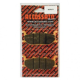 Plaquette De Frein avant (ou arrière suivant modèle) Accossato AGPA71 (dimension 
