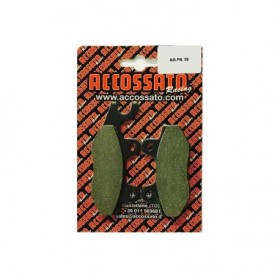 Plaquette De Frein avant (ou arrière suivant modèle) Accossato AGPA76 (dimension 