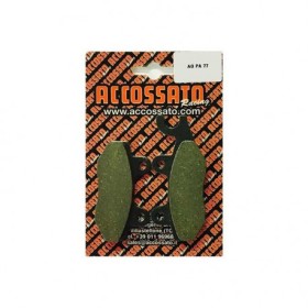 Plaquette De Frein avant (ou arrière suivant modèle) Accossato AGPA77 (dimension 