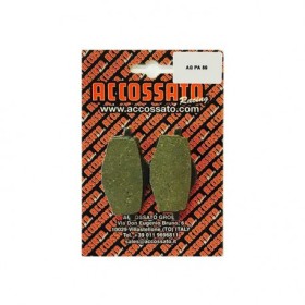 Plaquette De Frein avant (ou arrière suivant modèle) Accossato AGPA89 (dimension 