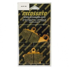 Plaquette De Frein arrière (ou avant suivant modèle) Accossato AGPP102 (dimensio 