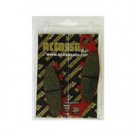 Plaquette De Frein avant (ou arrière suivant modèle) Accossato AGPA153 (dimensio 