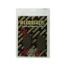 Plaquette De Frein avant (ou arrière suivant modèle) Accossato AGPA154 (dimensio 