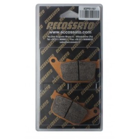 Plaquette De Frein arrière (ou avant suivant modèle) Accossato AGPP217 (dimensio