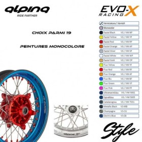 ROUE AR A RAYONS TUBELESS 4,25 X 17 PACK Style
