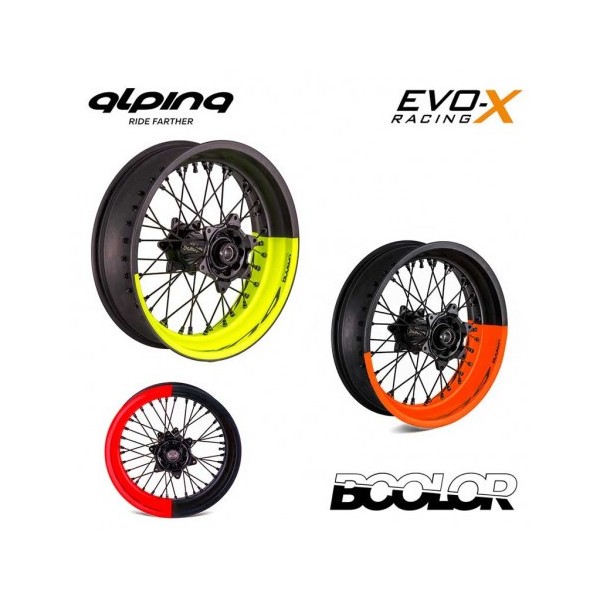 ROUE AV FLAT TRACK TUBELESS 2,5 X 19 PACK Bicolor 