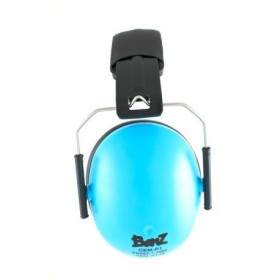 casque Babybanz anti bruit pour enfants de 2 ans et plus. couleur bleue 