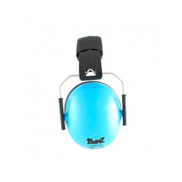 casque Babybanz anti bruit pour enfants de 2 ans et plus. couleur bleue 
