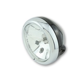Phare SHIN YO Pecos 5 3/4"noir brillant anneau chromé