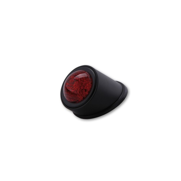 Feu arrière LED SHIN YO Old School TYPE1 noir verre rouge