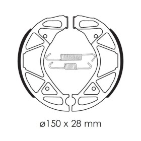 Mâchoires de frein TECNIUM Scooter organique - BA209