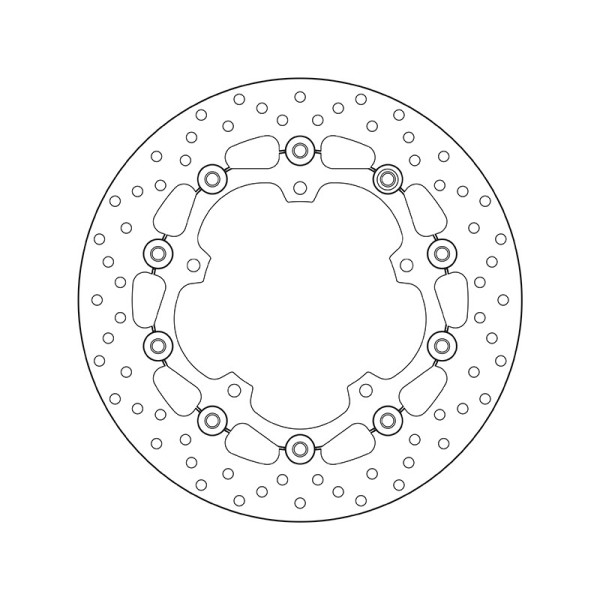 Disque de frein BREMBO Oro semi-flottant - 78B40849