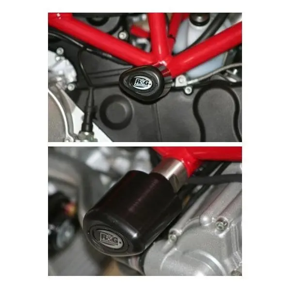 Tampons de protection R&G RACING Aero noir Ducati