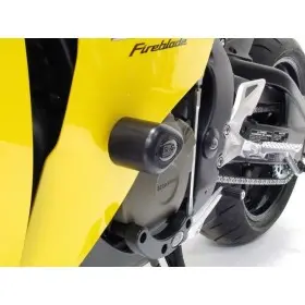 Tampons de protection R&G RACING Aero noir Honda CBR1000RR Fireblade/SP/SP2