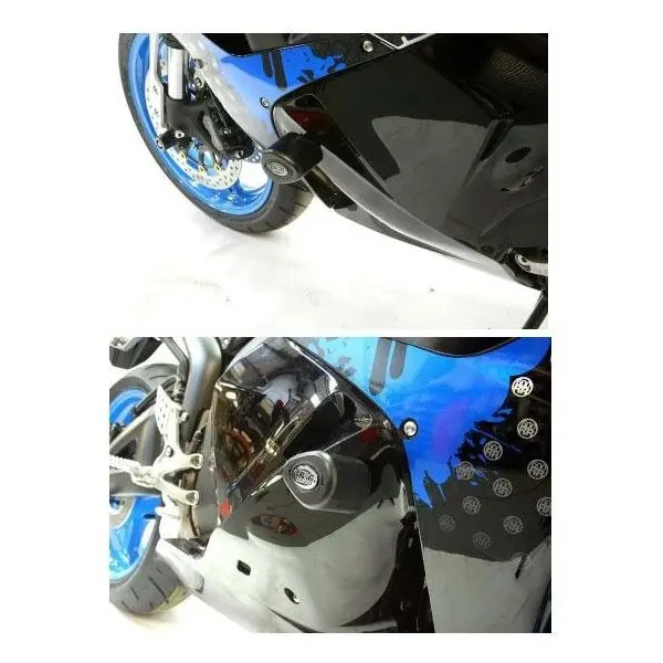 Tampons de protection R&G RACING Aero noir Honda CBR600RR