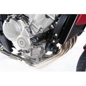 Tampons de protection R&G RACING Aero noir Honda CBF600S