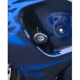 Tampons de protection R&G RACING Aero noir sans perçage Suzuki GSX1340R Hayabusa
