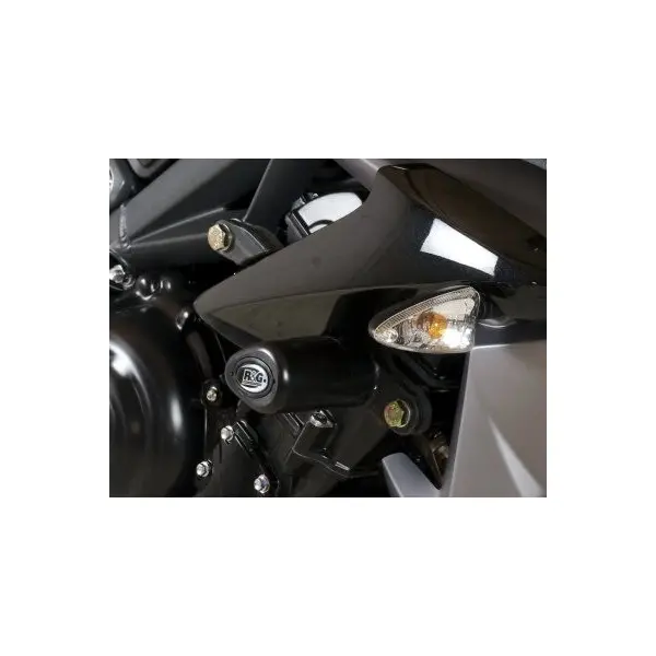 Tampons de protection R&G RACING Aero noir Triumph Daytona/Street Triple 675