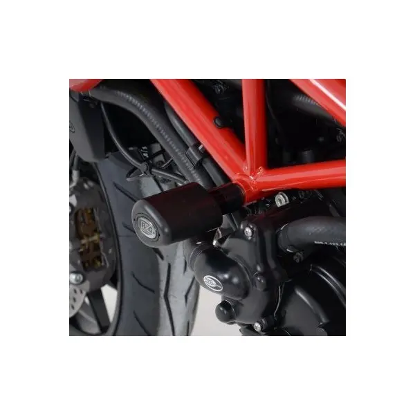 Tampons de protection R&G RACING Aero noir Ducati Hypermotard/Hyperstrada 939