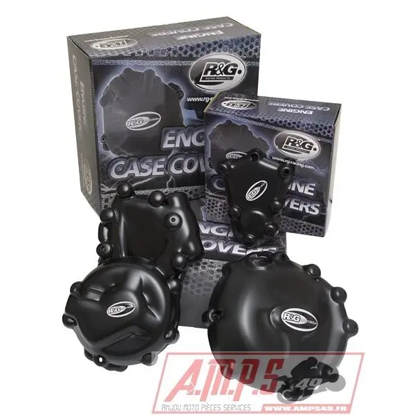 Couvre-carter gauche R&G RACING noir Suzuki GSX1000S
