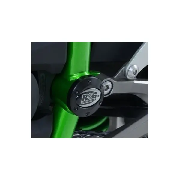Kit insert de cadre droit/gauche R&G RACING noir Kawasaki H2/H2R
