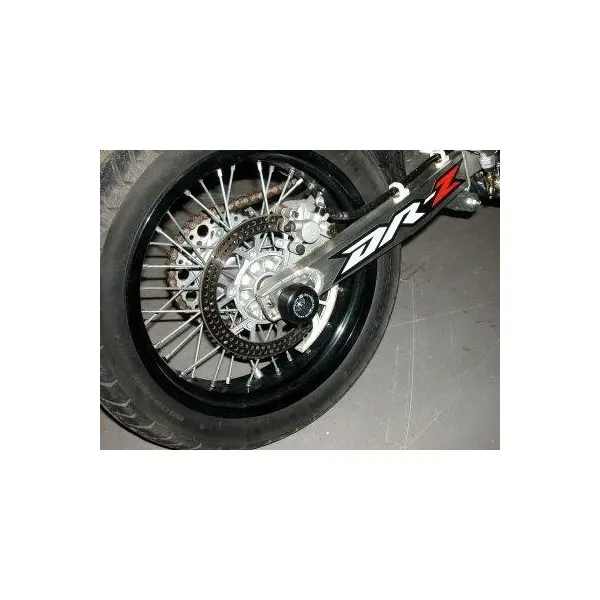 Protection de bras oscillant R&G RACING noir Suzuki DR-Z400SM