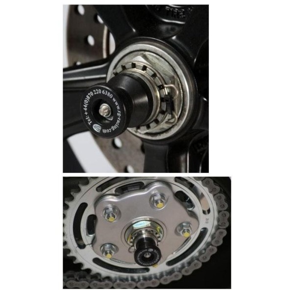 Protection de bras oscillant R&G RACING noir Ducati