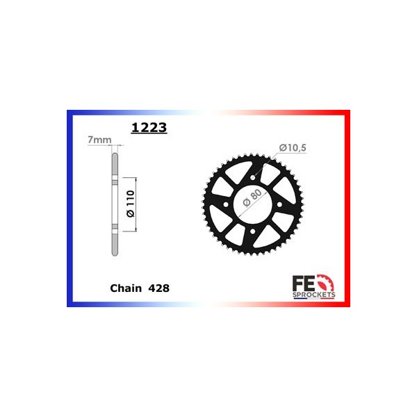 ONLINE 125.PISTA '21 14X51 RK428MXZ µ 