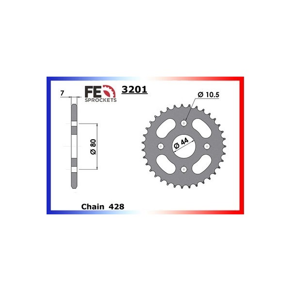 MOTORTECH.125.QUAD '02 17X35 RK428FEX 