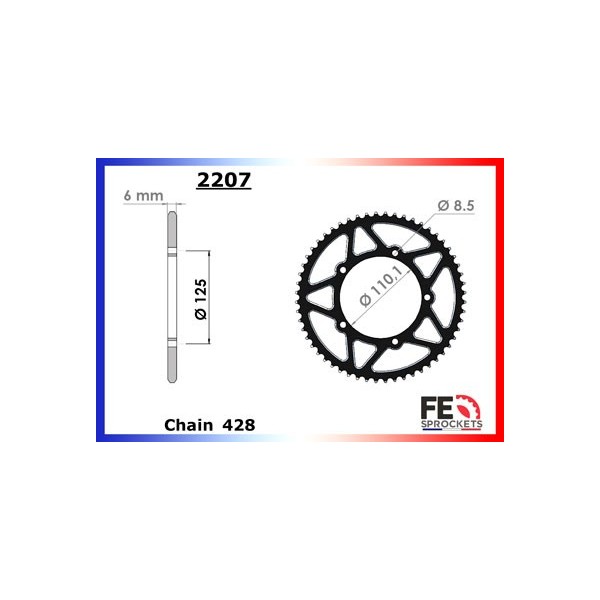 50.SHERCO SM (E5) '21 11X60 428H * (Roues Bâtons) 