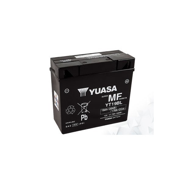 Batterie AGM Activated Pré-remplie YUASA YT19BL (Y51913 / BCP1812) 