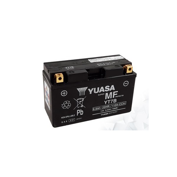 Batterie AGM Activated Pré-remplie YUASA YT7B 