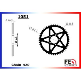 COURONNE ACIER SUR-RON ELECTRIQUE 58 420