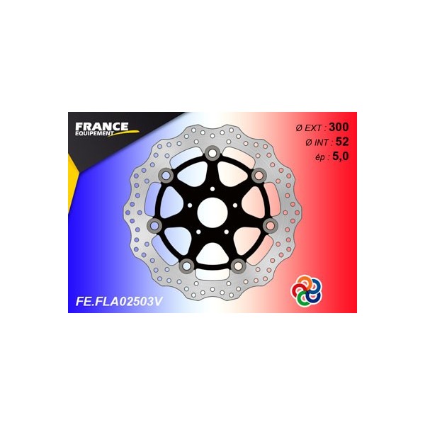 Disque de frein Gamme Essentiel FE.FLA02503V PION NOIR 