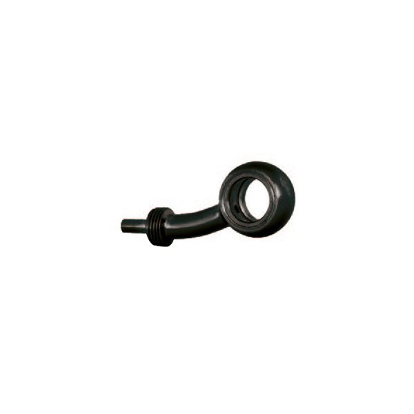 RACCORD OEIL 20° LATERAL NOIR (METAL) DIAM 10MM 