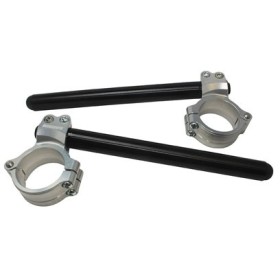Paire de demi-guidons RACING ACCOSSATO a charnières (réhausse +10mm)