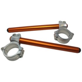 Paire de demi-guidons RACING ACCOSSATO a charnières (réhausse +10mm)