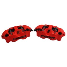 Paire d'étriers radial ACCOSSATO monobloc forgés (entraxe 108mm)