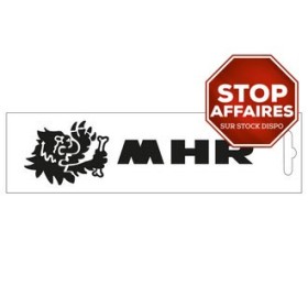 [1] 25 AUTOCOLLANTS MHR NOIR - 16,6 cm 