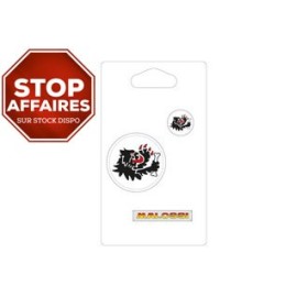 [1] JEU AUTOCOLLANTS PVC fond BLANC 