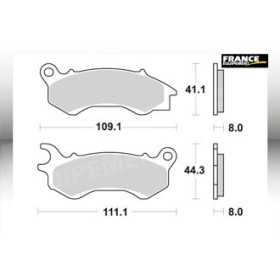 Plaquettes de freins AP RACING 