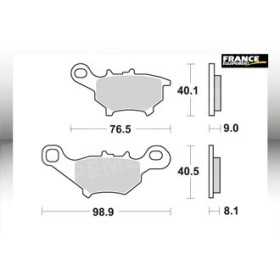 Plaquettes de freins AP RACING 