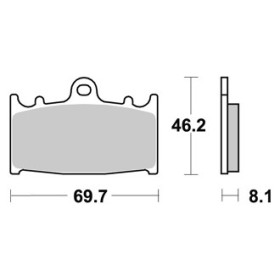 Plaquettes de freins AP RACING 
