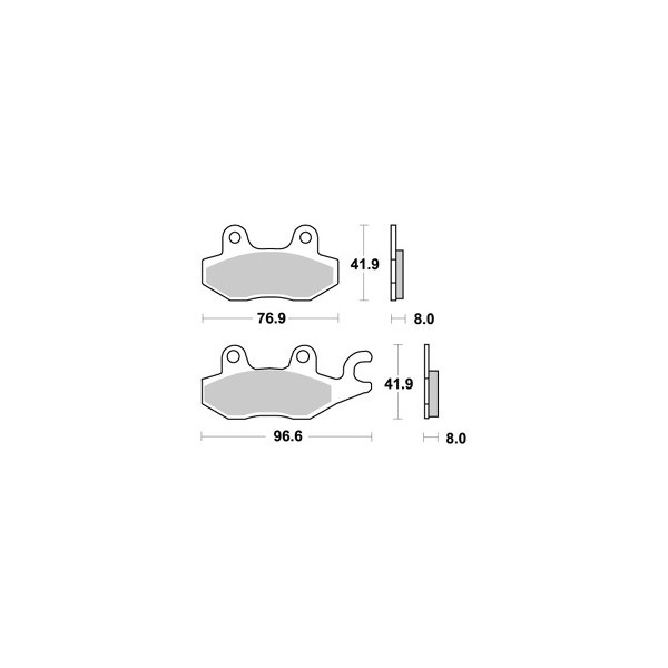 Plaquettes de freins AP RACING (Nouvelle Génération) 