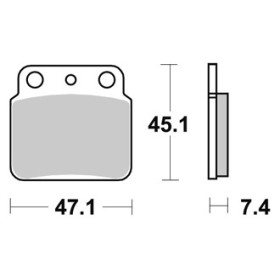 Plaquettes de freins AP RACING 
