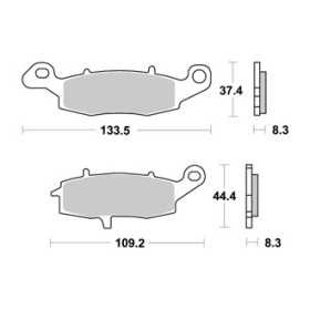 Plaquettes de freins AP RACING 