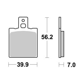 Plaquettes de freins AP RACING 